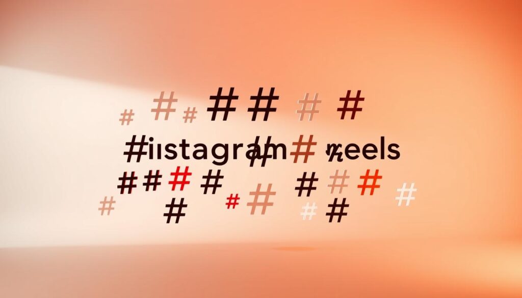 A meticulously curated arrangement of Instagram Reels hashtags, displayed against a soft, gradient background. The hashtags float in a visually striking pattern, with varying sizes and placements to create a dynamic, eye-catching composition. The lighting is warm and diffused, lending a sense of authenticity and vibrancy to the scene. The overall aesthetic is clean, minimalist, and in line with the elegant visual style of Instagram. The carefully selected hashtags are representative of popular trends and themes within the Reels ecosystem, providing a comprehensive visual reference for users seeking to optimize their content for maximum engagement.